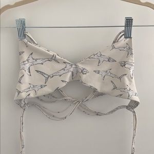 Boys + Arrows Fish Outta Water Bikini Top
